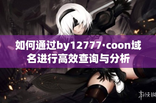 如何通過by12777·coon域名進行高效查詢與分析