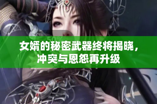 女婿的秘密武器終將揭曉，沖突與恩怨再升級(jí)