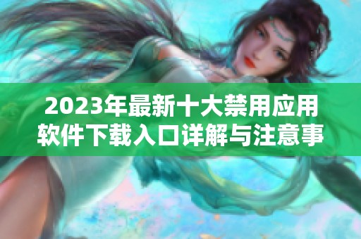 2023年最新十大禁用應(yīng)用軟件下載入口詳解與注意事項