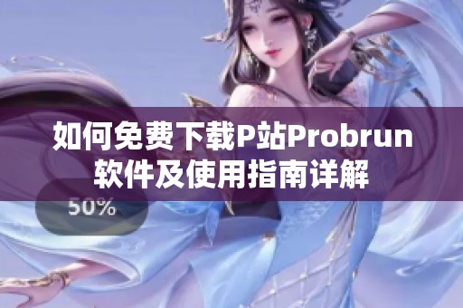 如何免費(fèi)下載P站Probrun軟件及使用指南詳解