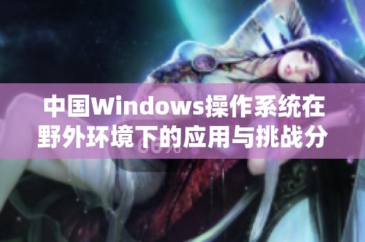 中國(guó)Windows操作系統(tǒng)在野外環(huán)境下的應(yīng)用與挑戰(zhàn)分析