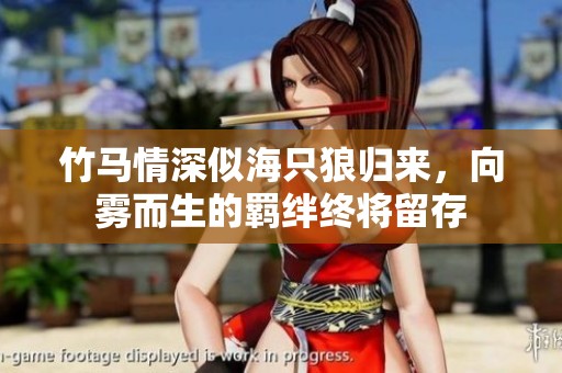 竹馬情深似海只狼歸來，向霧而生的羈絆終將留存