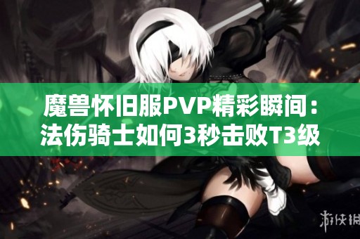 魔獸懷舊服PVP精彩瞬間：法傷騎士如何3秒擊敗T3級(jí)別盜賊